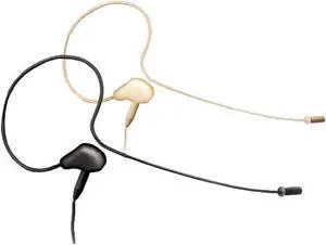 JTS CM-8015 Omni-Directional Single Ear Headset Microphone, 50Hz-18kHz, Black