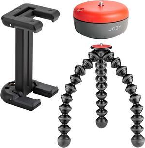 JOBY GripTight ONE Mount for Smartphones, Black, w/GorillaPod Stand, Powerhouse
