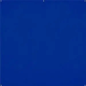 Westcott Westcott 8' x 8' Wrinkle-Resistant Backdrop, Royal Blue/Chroma-Key Blue