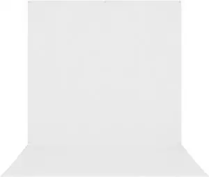 Westcott 8x13' X-Drop Pro Wrinkle-Resistant Backdrop, High-Key White Sweep