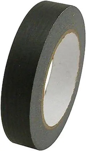 Adorama 1"x60' Pro Paper/Masking Tape, Black #PART1BLK