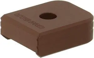 UTG PRO +0 Base Pad for Factory HK VP9 & P30 9/40 Magazines, Matte Bronze
