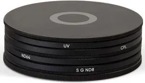Urth 55mm Nature Filter Kit Plus+ w/UV, CPL, ND64 & Soft Graduated ND8 Filters