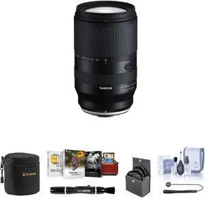 Tamron 17-70mm f/2.8 Di III-A VC RXD Lens for Fujifilm X Bundle with 67mm Filter Kit, Lens Case, Lens Cleaner, Corel Mac Software Kit, Cleaning Kit, Universal Lens Cap Tether
