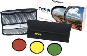 Tiffen 67mm Black and White Filter Kit with Three Filters & Pouch #67BWFK