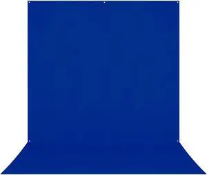 Westcott Westcott 8' x 13' Wrinkle-Resistant Backdrop, Royal Blue/Chroma-Key Blue