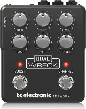 TC Electronic Ampworx Dual Wreck Preamp Pedal