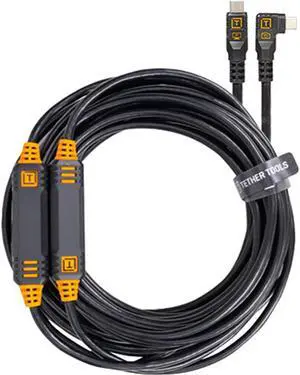 Tether Tools Tether Tools TetherPro 31' USB-C Straight to Right-Angled Cable, Non-Reflective Black