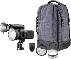Westcott FJ400 II/200 2-Light Portable Portrait Flash Kit with FJ-X3 M Universal Wireless Trigger