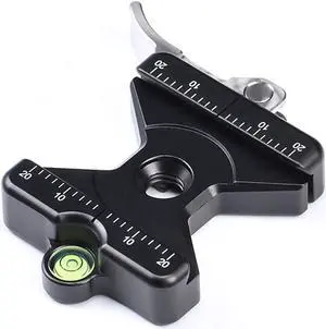 SunwayFoto SLC-50B Universal Arca Standard QR Clamp with Bubble Level