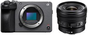 Sony FX30 Super 35 Cinema Line Camera with E PZ 10-20mm f/4 G Lens #ILME-FX30B 1