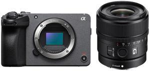 Sony FX30 Super 35 Cinema Line Camera with E 15mm f/1.4 G Lens #ILME-FX30B 3