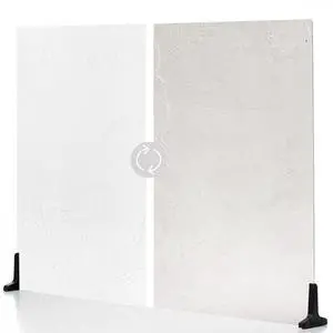 V-FLAT WORLD Duo Board - 30x40" Double Sided Surface Board, Raw Concrete/Vintage Plaster