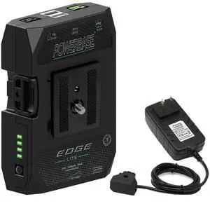 Core SWX PowerBase Edge Lite 49Wh 14.8V Small Form Cine Base Battery Pack and 1.5A Single-Position D-Tap Charger