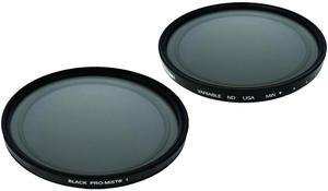 Tiffen 77mm FusionVND Series Black Pro-Mist 1 + Variable ND Filter #77BPM1VND