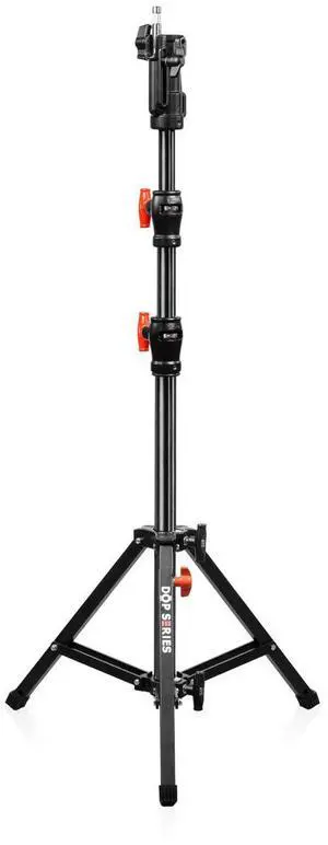 Shape 6.9' 3-Section Low Boy Double Riser Stand, Black/Chrome #LBDR6