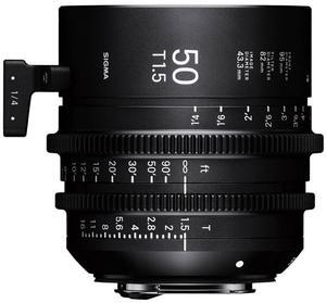 Sigma 50mm T1.5 FF Fully Luminous High-Speed Prime Cine Lens for Canon EF, Feet