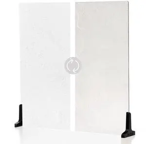 V-FLAT WORLD Duo Board - 24x24" Double Sided Surface Board, Raw Concrete/Vintage Plaster