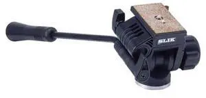 Slik 504QF-II Video Fluid Head with Pan Lock and Quick Release, Supports 11 lbs