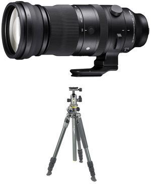 Sigma 150-600mm f/5-6.3 DG DN OS Sports Lens,L Mount w/ALTA PRO 2+ 264 Al Tripod
