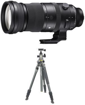 Sigma 150-600mm f/5-6.3 DG DN OS Sports Lens, Sony E w/ALTA PRO 2+ 264 Al Tripod