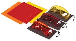 Safariland Wrap-Around Filter Goggles, Orange #9-1030