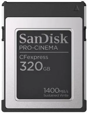 SanDisk PRO-CINEMA 320GB CFexpress Type-B Memory Card