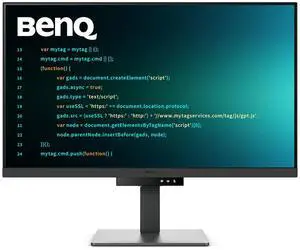 BenQ RD320U 32” 4K 3840x2160 Programming Monitor with 2000:1 Contrast Ratio, Nano Matte Panel, Backlight, 90W USB-C, Coding Modes, Night Hours Protection, Ergonomic Design, and Eye-Care Technology