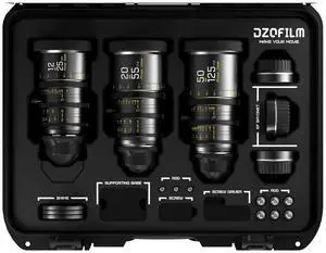 DZOFILM Pictor Zoom 12-25/20-55/50-125mm T2.8 Cine 3-Lens Kit for PL & EF, Black