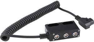 CAMVATE D-tap to 2 pin female coiled power cable #C2303