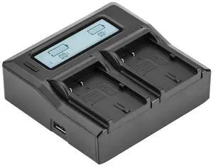 Green Extreme Dual Smart Charger with LCD Screen for Canon BP-P-508