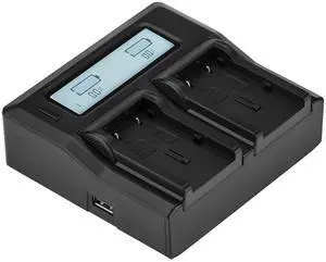 Green Extreme Dual Smart Charger with LCD Screen for Canon NB-2L