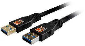 Comprehensive 3' Pro AV/IT Integrator USB 3.0 3.2 Gen1 Male A to A Cable, Black