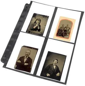 Archival Methods Print Pages, 9mill Thickness, Holds Two 8x11" Prints, 50 Pack