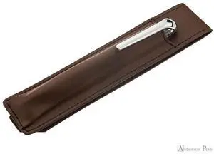 Itoya Journal Sidekick Magnetic Pen Holder, Recycled Leather, Brown #JS1-BRBP