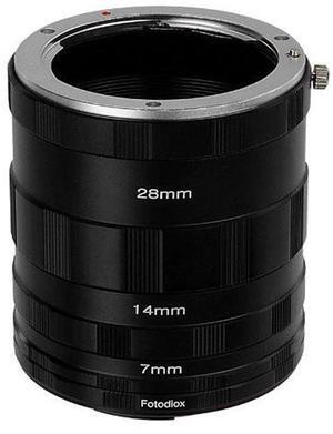 Fotodiox Macro Extension Tube Set for Canon EOS M (EF-M) Mount Mirrorless Camera