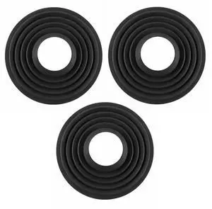 Haida Silicone Lens Hood for 50 to 70mm Diameter Lens, Black, 3-Pack #HD4570 3