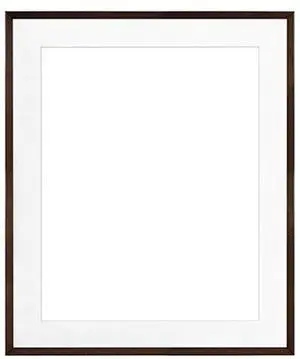 Framatic Woodworks 8x10" Dark Espresso Hardwood Frame for a 5x7" Photograph