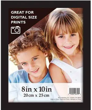 MCS Gallery Wood Frame for 8x10" Photograph, Black #46393