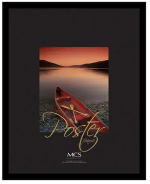 MCS 24x36" Vernon Gallery Poster Frame, 3/4" Width, Black #47372
