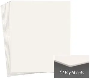 Archival Methods Mat Board, 22x28in, Pearl White, 25Pk #97210