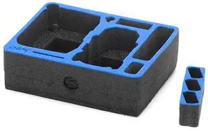 Go Professional Cases Replacement Foam Set for DJI Mavic 3 Enterprise,Black/Blue
