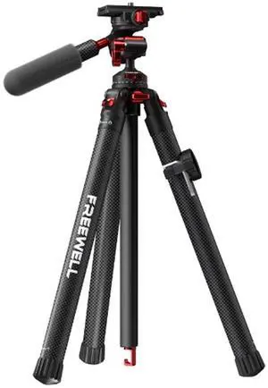 Freewell FW-T1 5-Section Carbon Fiber Real Travel Tripod/Monopod with 360 Degree Ball Head