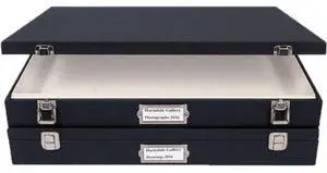 Archival Methods Museum Case 11.5x14.5x2.5 inch, Bk/Wh #12-023
