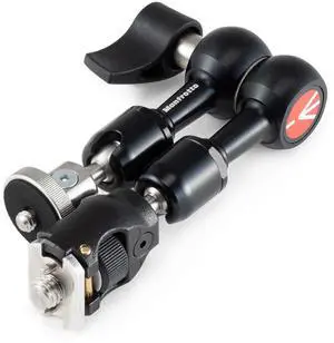 Manfrotto 244 Micro Arm with 3/8" Arri Style Anti Rotation Adapter, Black Manfrotto 244 Micro Arm with 3/8" Arri Style Anti Rotation Adapter, Black