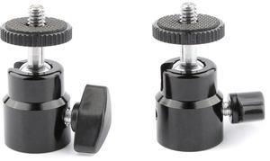 CAMVATE 1/4"-20 Mini Ball Head, 2-Pack #C1817
