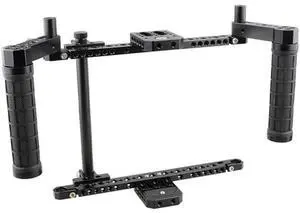 CAMVATE Monitor Cage Kit with Adjustable Handle Grips for Monitors #C1854