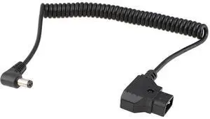 CAMVATE D-Tap to DC Barrel Coiled Cable for Atomos Monitor #C2399