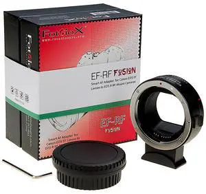 Fotodiox Pro Fusion Smart AF Adapter for Canon EOS EF/EF-S Lens to Canon RF Mirrorless Cameras