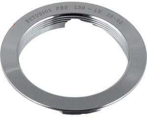 Fotodiox Lens Mount Adapter, M39/L39 Screw Lens to Leica M (28/90mm Frame Line)